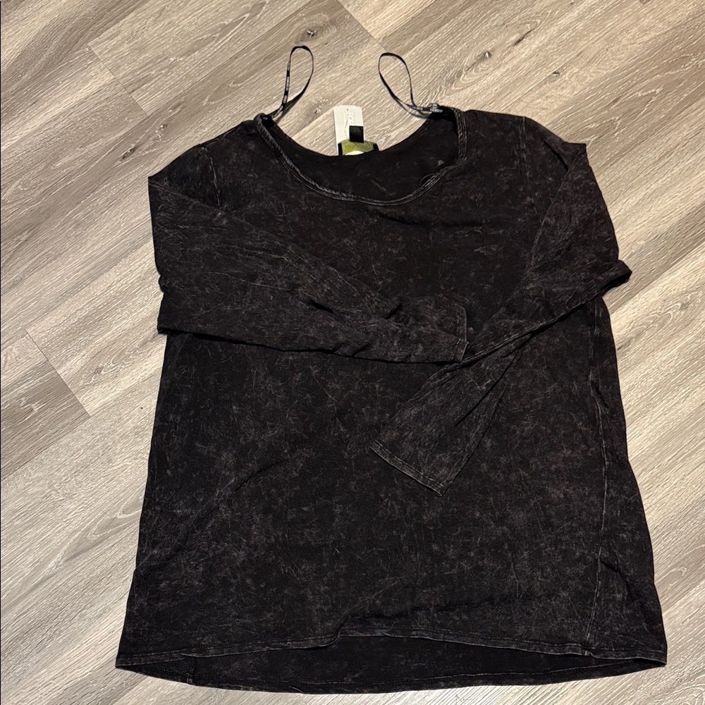 Forever 21 Charcoal Long Sleeve Tee